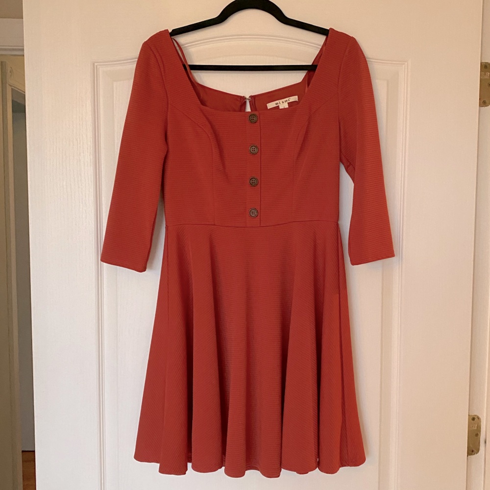Miami Francesca’s 3/4 sleeve fall dress